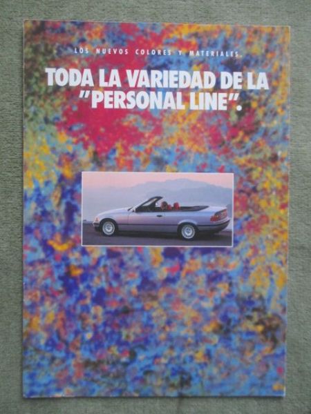 BMW 3er Cabriolet E36 Los nuevos Colores Y Materiales 3/1993
