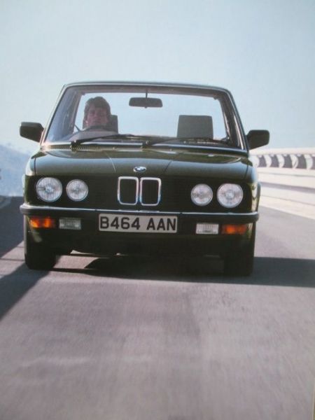 BMW 518i 520i 525i 528i M535i E28 Rechtslenker März 1985