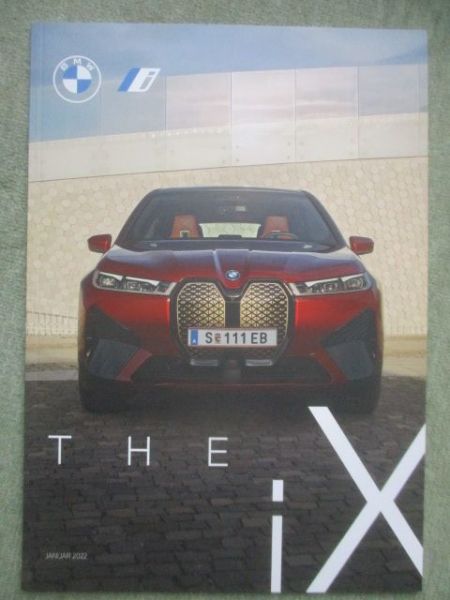 BMW iX xDrive40 50 (i20) Katalog +Preise Version Austria Januar 2022
