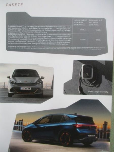 Cupra Born Produktinfo Oktober 2021