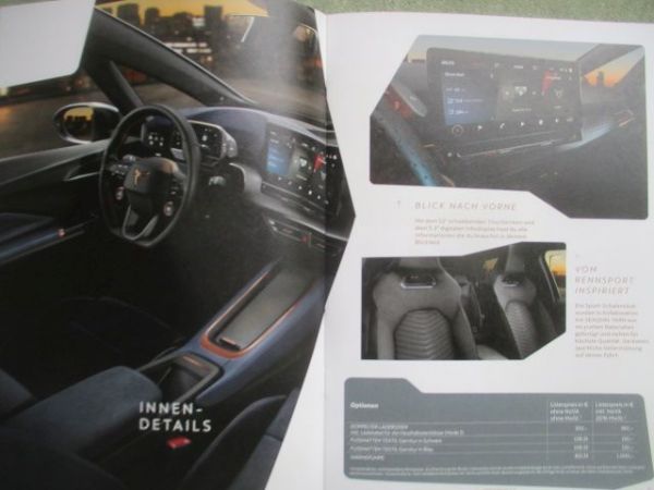 Cupra Born Produktinfo Oktober 2021