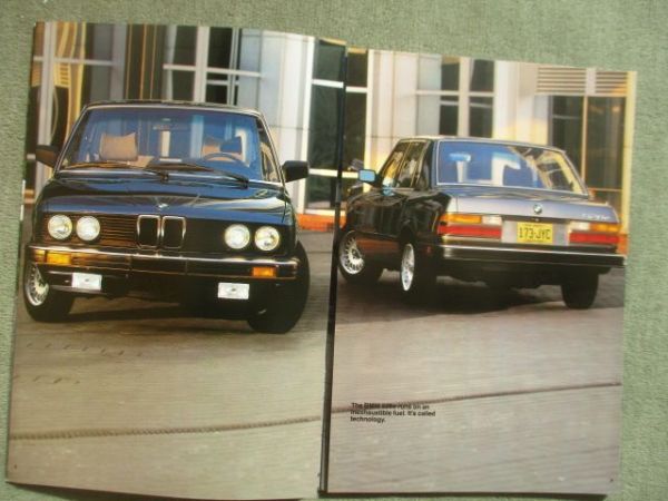 BMW 528e 533i E28 Prospekt März 1983 USA