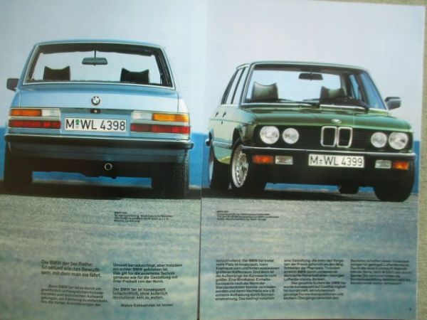 BMW 518i 520i 525i 528i M535i E28 September 1984