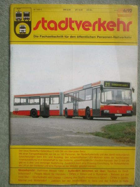 stadtverkehr 6/1992