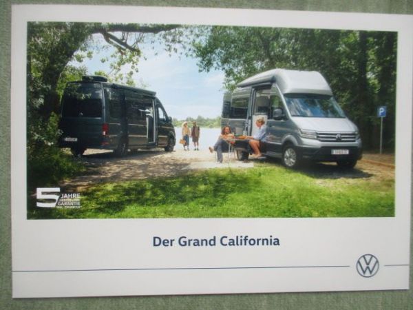 VW Grand California September 2025 Version Austria Prospekt