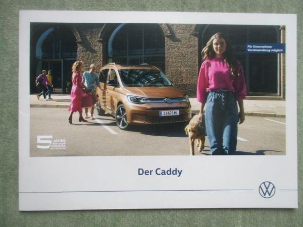 VW Caddy V (SB) Prospekt Austria April 2025