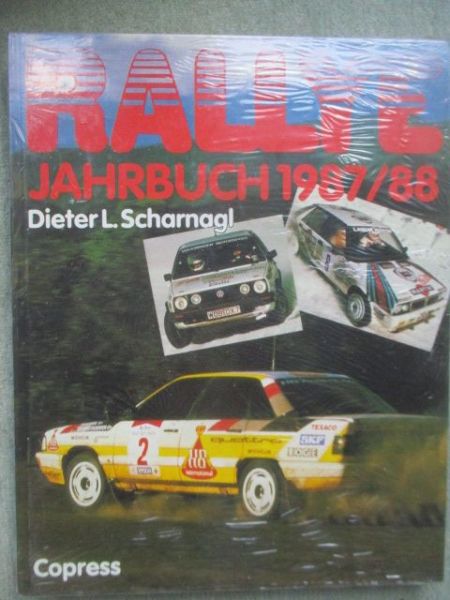 Copress Dieter L. Scharnagl  Rallye Jahrbuch 1987/88 NEU