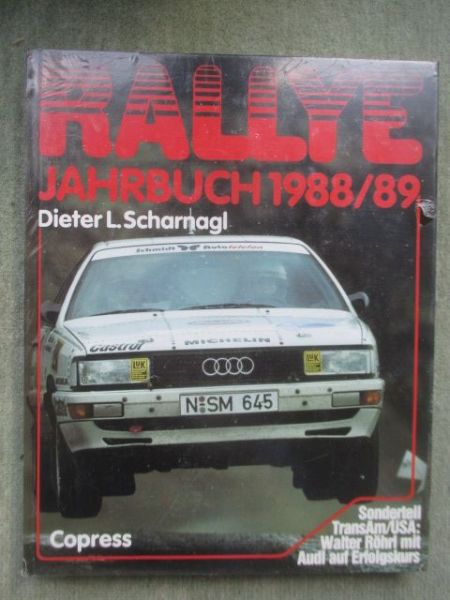 Copress Dieter L. Scharnagl Rallye Jahrbuch 1988/89 NEU