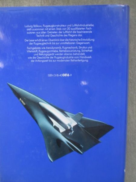 VDI Verlag Ludwig Bölkow Ein Jahrhundert Flugzeuge