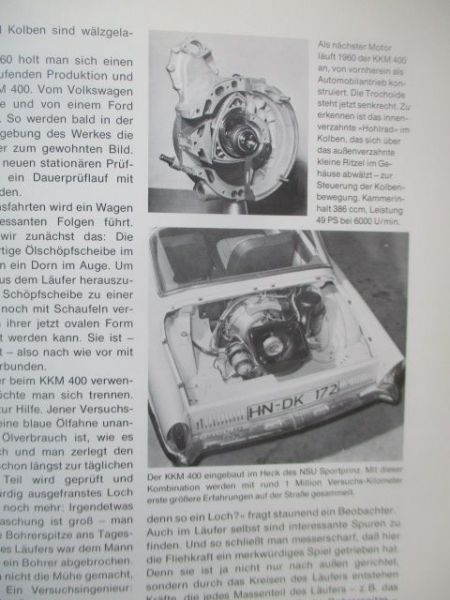 Motorbuch Verlag Dieter Korp Protokoll einer Erfindung Der Wankelmotor