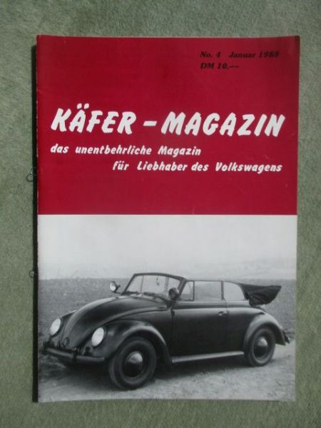 Käfer - Magazin Januar 1988