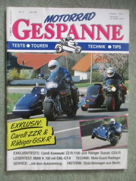 Motorrad Gespanne Juni 2/1992