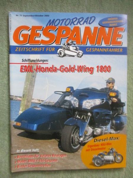 Motorrad Gespanne September+Oktober 2002