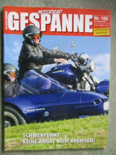 Motorrad Gespanne Juli/August 2008