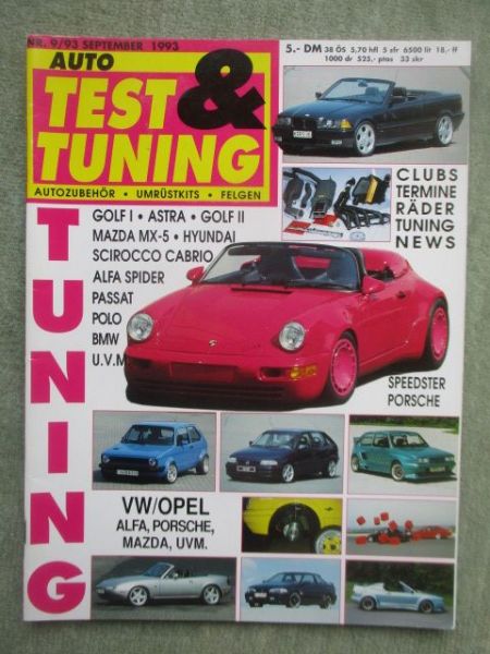 Auto Test & Tuning September 1993