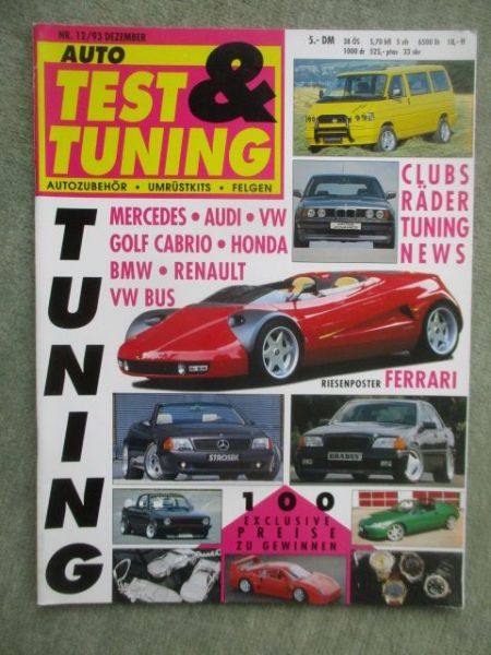 Auto Test & Tuning Dezember 1993