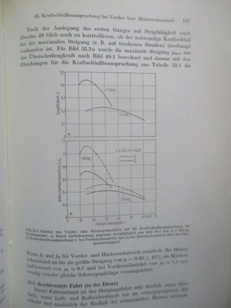 Springer Verlag Berlin Manfred Mitschke Dynamik der Kraftfahrzeuge