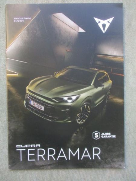 Cupra Terramar Produktinfo Januar 2026
