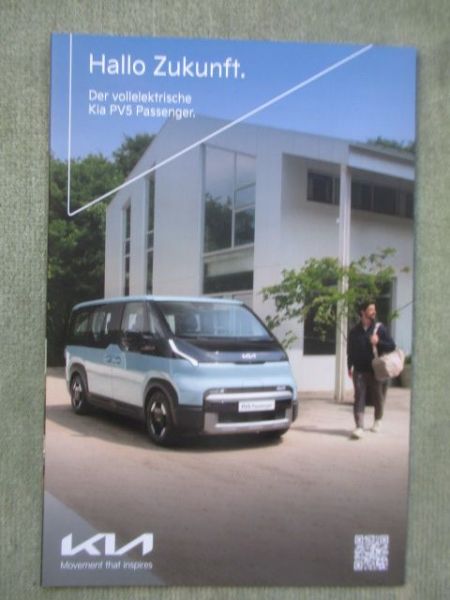 Kia PV5 Passenger Prospekt September 2025 NEU