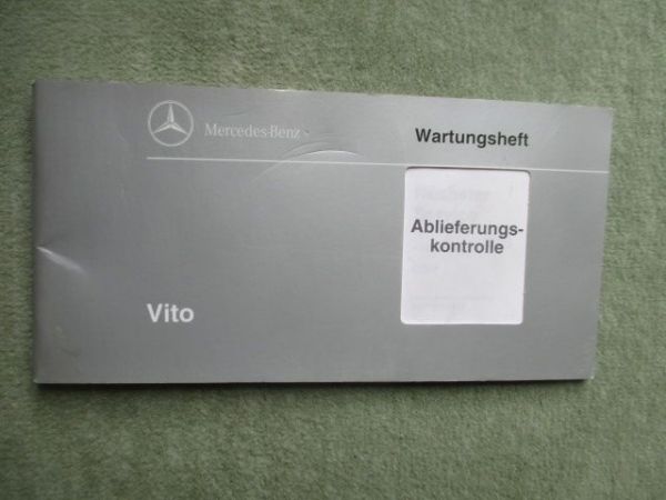 Mercedes Benz Vito BR638 Wartungsheft Januar 1996