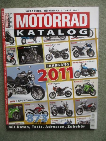 Motorrad Katalog Jahrgang 2011