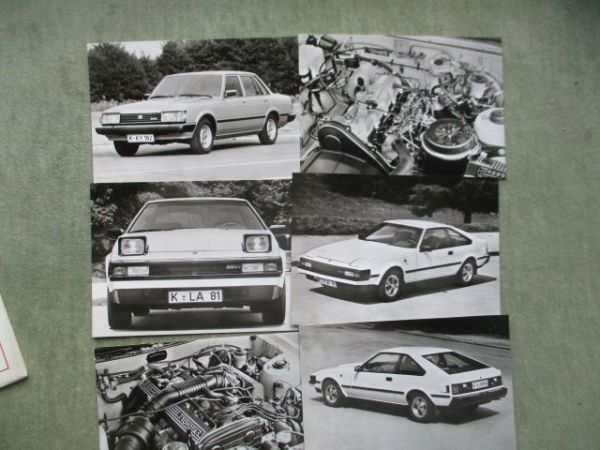 Toyota Celica Supra 2800GT +Cressida DX Diesel Pressemappe September 1981