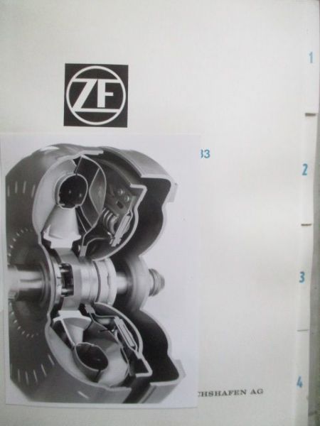 ZF Pressemappe zur IAA in Frankfurt 1983
