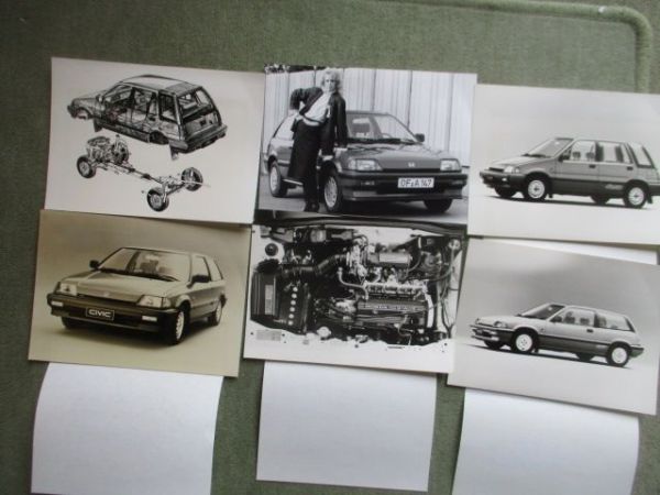 Honda Civic 3.Generation 1984 +Civic Shuttle 4WD Pressemappe +Fotos