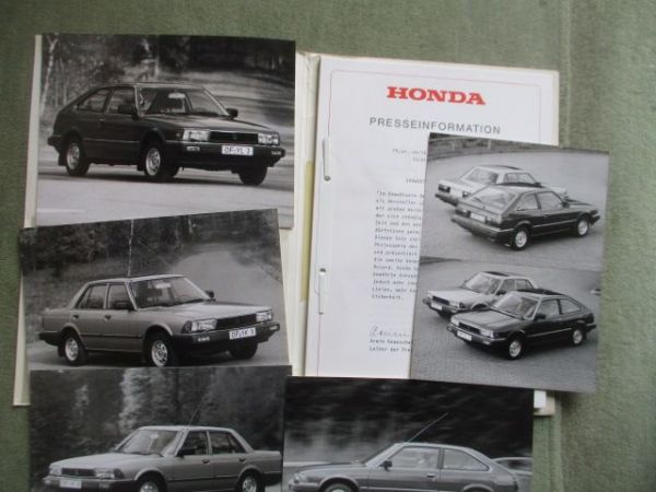 Honda Presseinformation Accord 16.November 1981