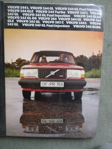 Volvo Pressemappe Modelljahr 1981