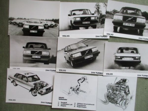 Volvo Pressemappe Modelljahr 1981