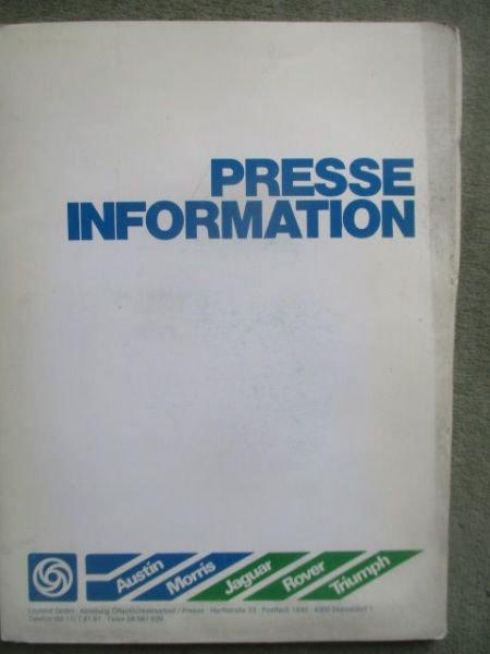 Austin Leyland Modellprogramm 1981