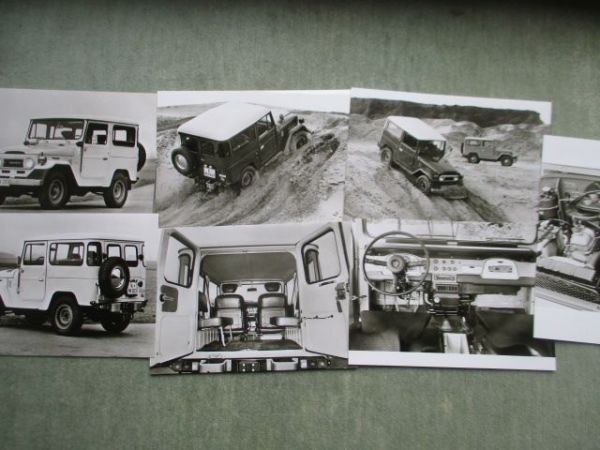 Toyota Land Cruiser Pressemappe (J5) +Fotos März 1977