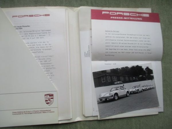 Porsche 924 turbo November 1978