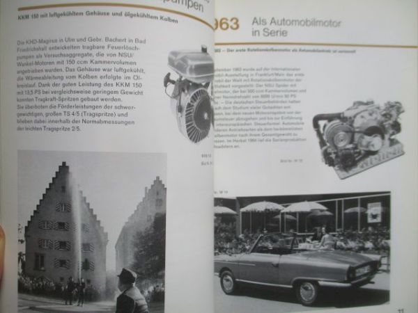 Audi NSU Wankel Entwicklung September 1971 Ordner Pressemappe