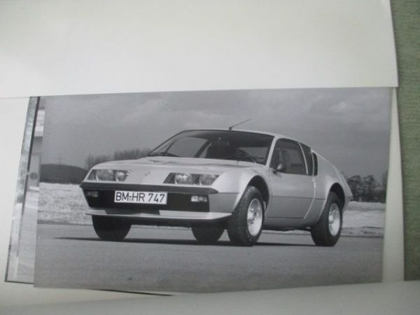Renault Alpine A310 Pressemappe Februar 1980+Fotos