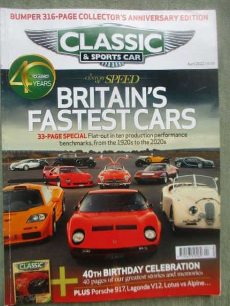 Classic & Sports Car April 2022