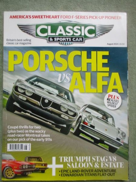 Classic & Sports Car August 2024