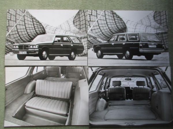 Toyota Crown Combi Deluxe Pressemappe Dezember 1980+Fotos