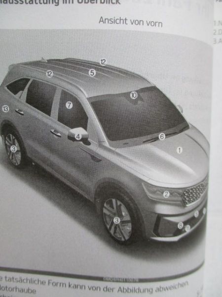 Kia Sorento HEV PHEV Bordbuch Deutsch 2022 (MQ4)