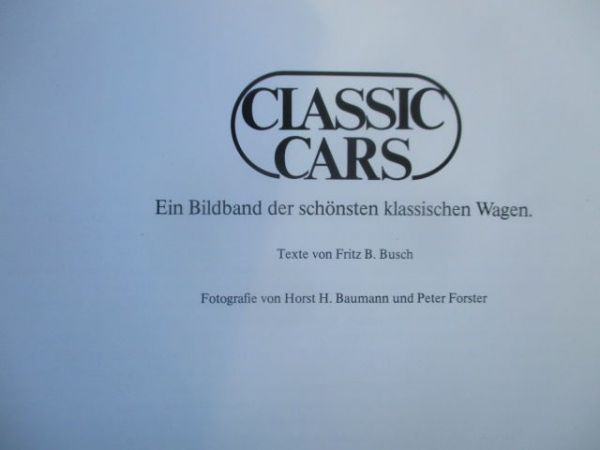 Veedol Fritz B. Busch Classic Cars Großformat