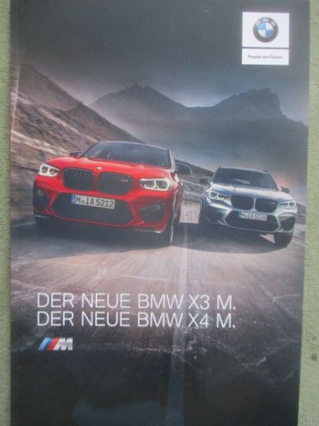 BMW X3 M F97 X4 M F98 Prospekt Januar 2019