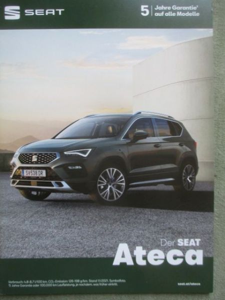 Seat Ateca Version Austria November 2021