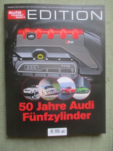 auto motor & sport Edition 50 Jahre Audi Fünfzylinder