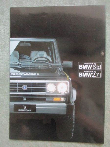Bertone Freeclimber BMW 6td 2.7i April 1991 Katalog