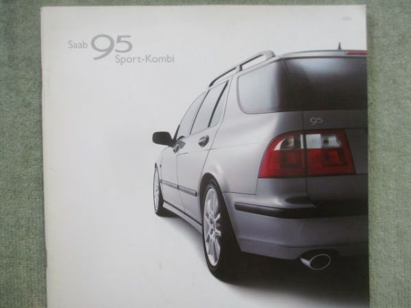 Saab 9-5 Sport-Kombi Prospekt Juni 2001