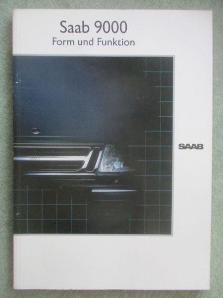 Saab 9000 Form und Funktion 1989
