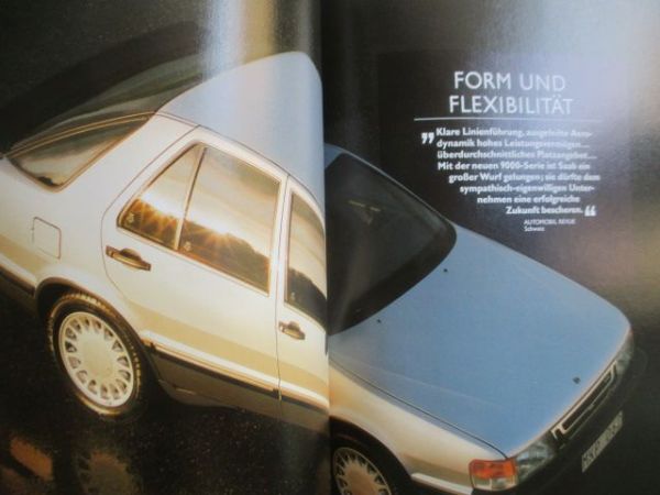 Saab 9000 Form und Funktion 1989