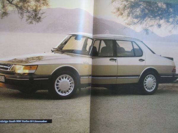 Saab 900 Turbo +16 +16S Prospekt 1986