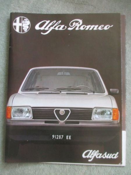 Alfa Romeo Alfasud 1.2 1.3 1.5 Katalog Deutsch